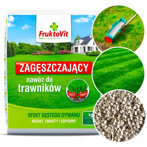 NAWÓZ WIOSENNY DO TRAWY ZAGĘSZCZAJĄCY TRAWNIK SZYBKI EFEKT DYWANOWY 10 KG zdjęcie 3