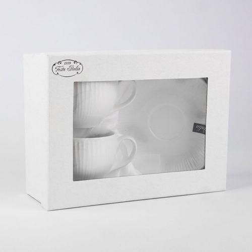 KOMPLET PORCELANOWYCH FILIŻANEK ZEOLIA 250ML 2SZT DO KAWY HERBATY na Arena.pl