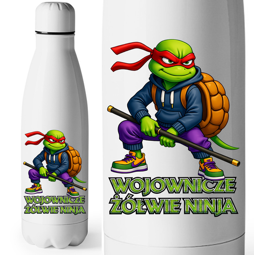 Termos - Butelka Termiczna - Wojownicze Żółwie Ninja na Arena.pl