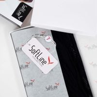 sukienka erotyczna siateczkowa koronkowa softline 3019 czarna one size