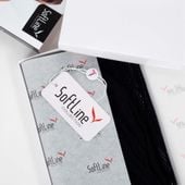 sukienka erotyczna siateczkowa koronkowa softline 3019 czarna one size