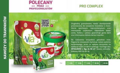 Nawóz do Trawy PRO COMPLEX VILA 25 kg wiosna lato na Arena.pl