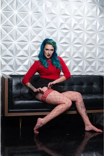 kixies claudia pończochy siateczkowe large mesh rozmiar c czarne na Arena.pl