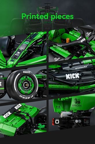 KLOCKI CADA F1 KICK SAUBER TEAM FORMUŁA 1 AUTO WYŚCIGOWE 2553 EL. SKALA 1:8 na Arena.pl