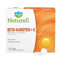 Naturell Beta-Karoten + E zdrowa skóra 60 tabl.