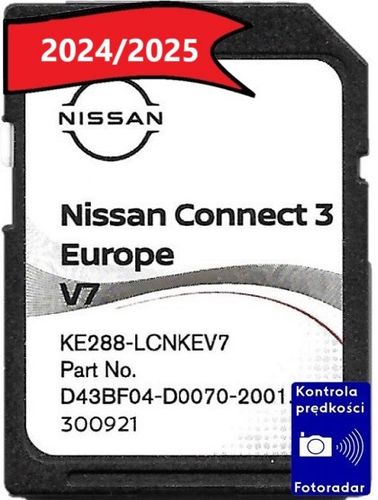 MAPA NISSAN CONNECT 3 LCN3 KARTA V7 QASHQAI JUKE MICRA NOTE 2024/2025 na Arena.pl