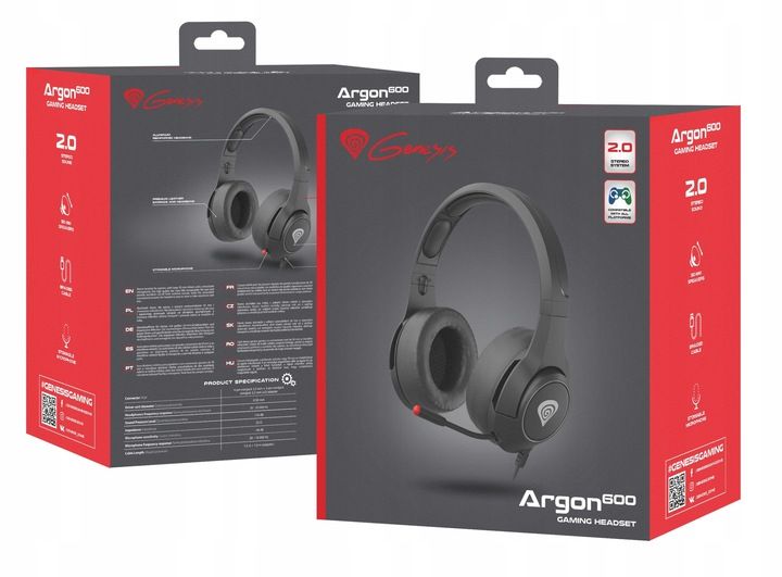 Słuchawki z mikrofonem Argon 600 zdjęcie 4