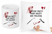 Dla Dentysty Zestaw Poduszka + Skarbonka Prezent Z Nadrukiem Ze Zdjęciem