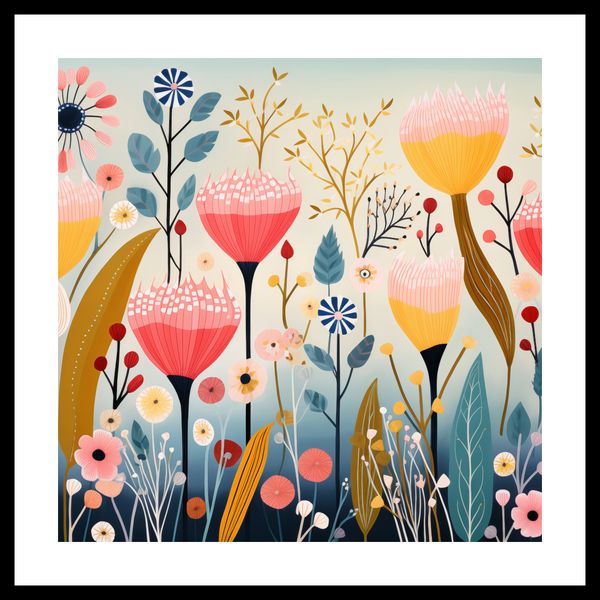 Plakat 50x50cm Ogród Marzeń zdjęcie 3