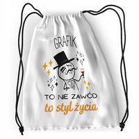 Plecak Sportowy Szkolny Dla Grafika Worek Torba Z Nadrukiem Ze Zdjęciem