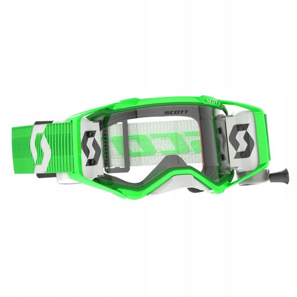 SCOTT PROSPECT WFS GOGLE GREEN/WHITE Z SYSTEMEM ROLL-OFF zdjęcie 1