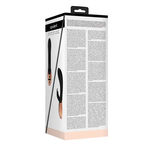 shots elegance opulent - wibrator kroliczek z funkcją podgrzewania, silikon na Arena.pl