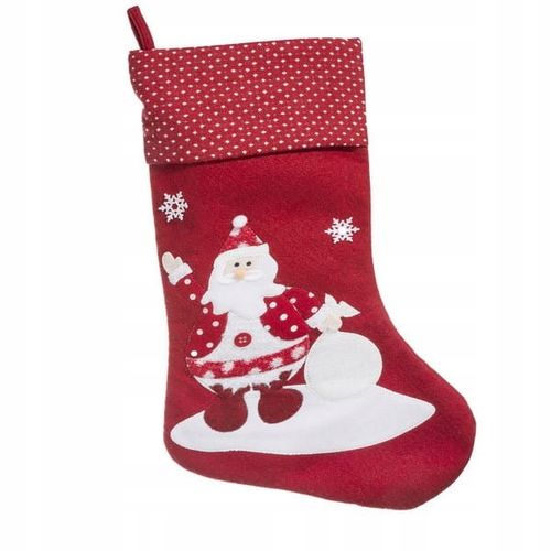 SKARPETA DUŻA DEKORACYJNA OZDOBA ŚWIĄTECZNA NA KOMINEK PREZENTY BUT na Arena.pl