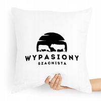 Poduszka Dla Szachisty Wypasiony Szachista Z Nadrukiem Ze Zdjęciem