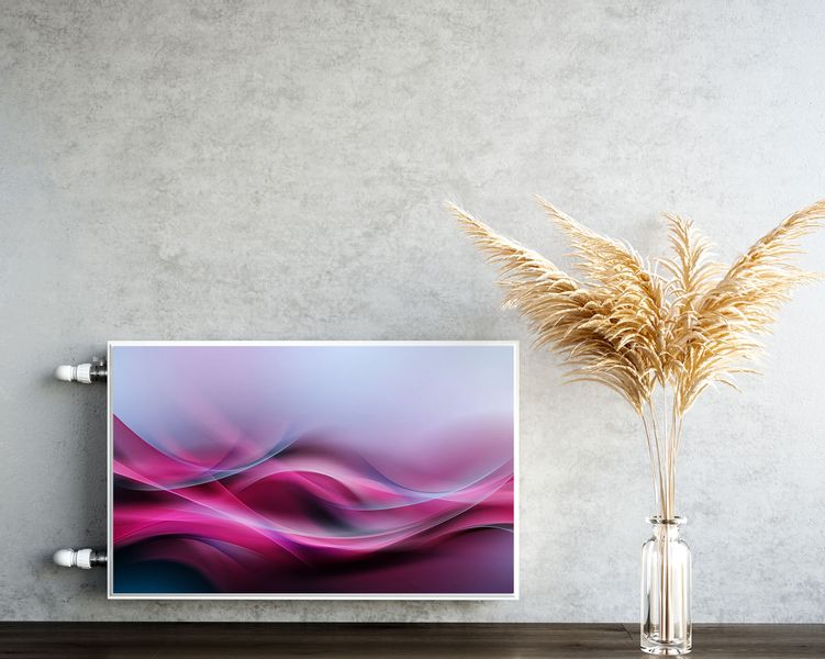 Osłona MAGNETYCZNA Na Kaloryfer Abstrakcja Kolorowa Fala 120cm x 60cm zdjęcie 5