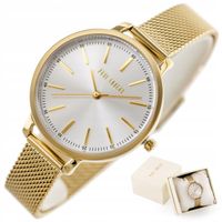 ZEGAREK DAMSKI PAUL LORENS NILDA złoty bransoletka mesh + BOX + GRAWER