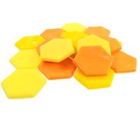 Cukrowe kafelki Plaster Miodu ozdoba na tort 20szt