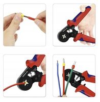 ZACISKARKA DO TULEJEK KONEKTORÓW PRZEWODÓW ZESTAW PRASKA + 1200 SZT TULEJEK