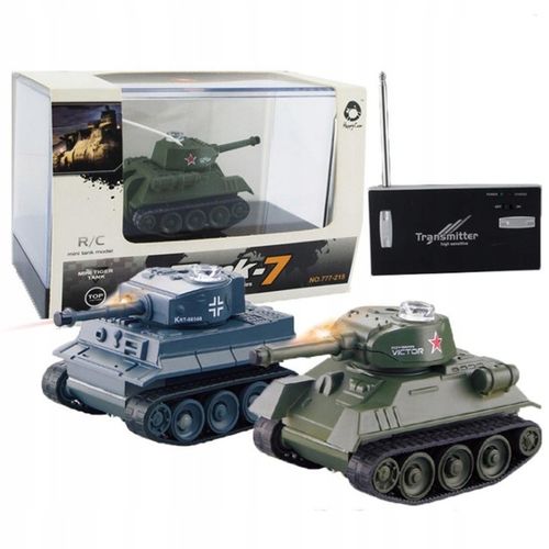 Mini RC Battle Tank Crawler ze zdalnym szarym na Arena.pl