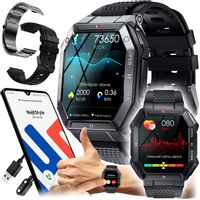 SMARTWATCH MĘSKI MILITARNY WODOODPORNY ROZMOWY WIELOFUNKCYJNY POLSKIE MENU