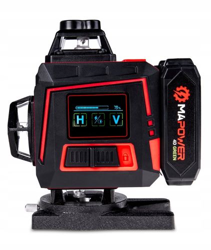 LASER KRZYŻOWY POZIOMICA LASEROWA 360 PŁASZCZYZNOWA LASER ZIELONY + na Arena.pl