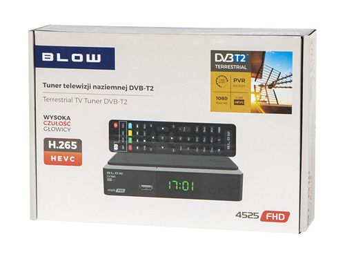 Tuner Dekoder DVB-T2 BLOW 4525FHD H.265 na Arena.pl