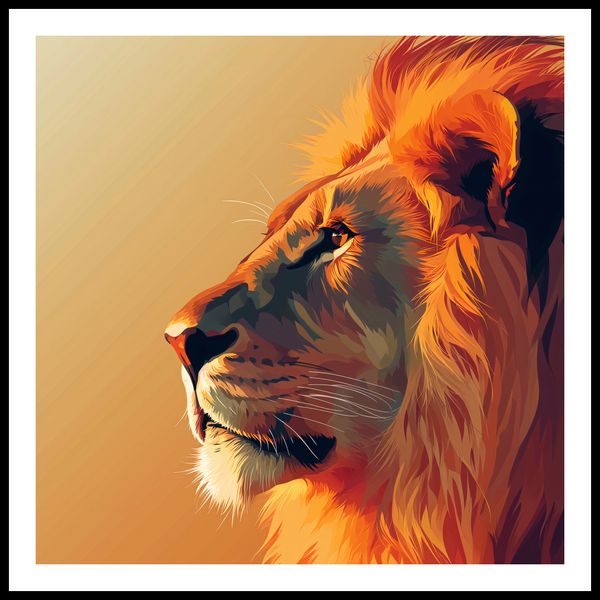 Plakat 90x90cm Król zdjęcie 3