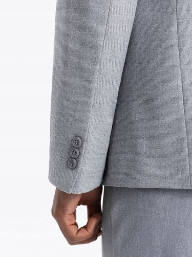 Marynarka męska elegancka z guzikami na mankietach szara V2 OM-BLZB-0114 L na Arena.pl