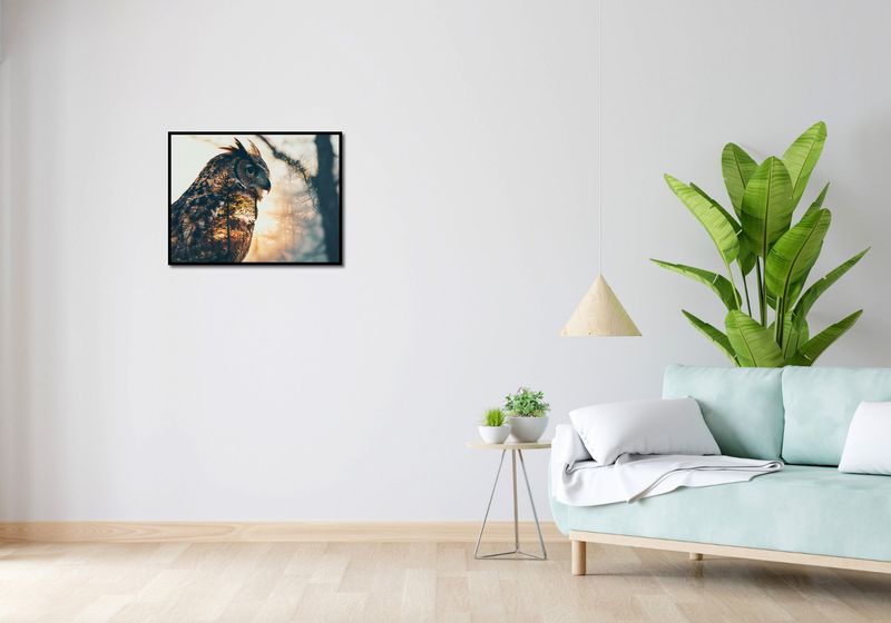 Plakat 65x50cm Sowi Duch zdjęcie 4