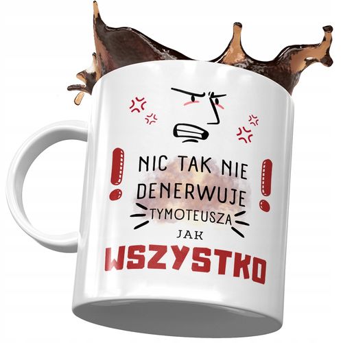 Kubek Dla Tymoteusza Kolegi Przyjaciela Prezent Z Nadrukiem Ze Zdjęciem na Arena.pl