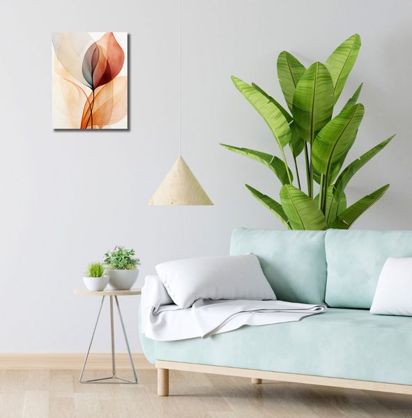 Obraz 30x40cm Eteryczne Liście zdjęcie 2