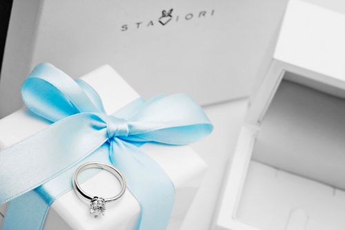 exclusive | cudowny zaręczynowy pierścionek 0,50ct w 18-karatowym złocie na Arena.pl