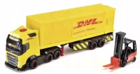 DICKIE Pojazd City Ciężarówka Z Naczepą DHL 35cm