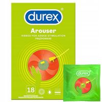 Prezerwatywy Durex Arouser prążkowane stymulujące dopasowane 18 szt.