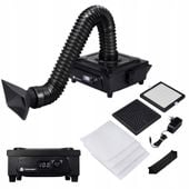 Odsysacz oparów lutowniczych 15W elastyczny wąż odciągowy FILTR odciąg