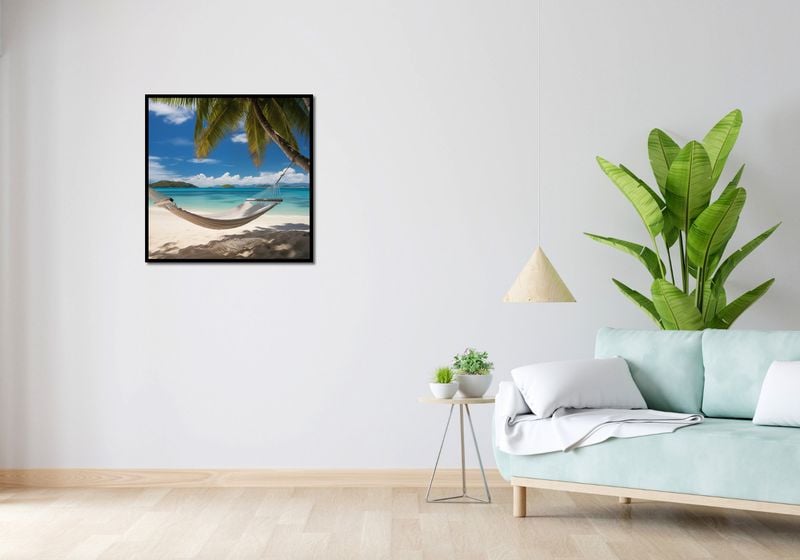 Plakat 70x70cm Rajska Ucieczka zdjęcie 4