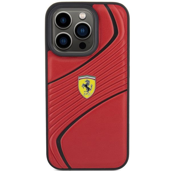 Etui Ferrari do iPhone 15 Pro, Czerwony zdjęcie 3