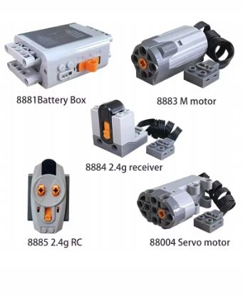 Zestaw Silnik do klocków Technic 2.4G do Zdalnego Sterowania Lego 8881 8883 na Arena.pl