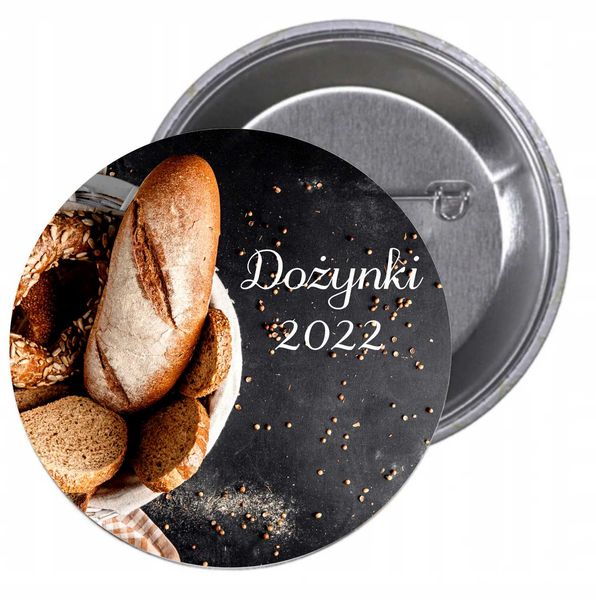Przypinki buttony DOŻYNKI 2022 SUPER JAKOŚĆ zdjęcie 1