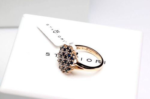 Emaga Złoty pierścionek PZD1600 - Diament na Arena.pl