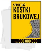 ulotki A6 reklamowe firmowe 1000 szt różne wzory SPRZEDAŻ KOSTKI BRUKOWEJ