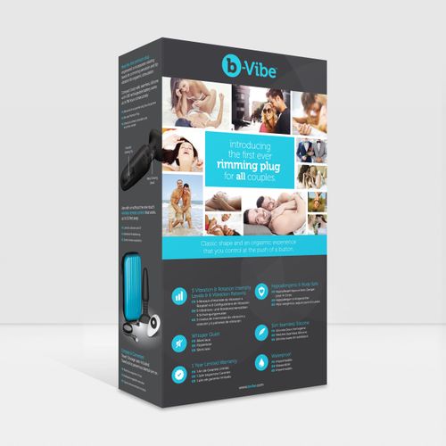 Plug analny - Bvibe Rimming Remote Control Plug Black na Arena.pl