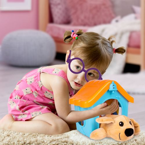 Piesek z Budą Zestaw Mały Weterynarz Akcesoria Doktor Pluszowa Maskotka na Arena.pl