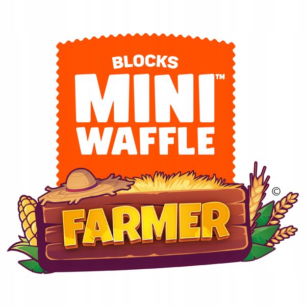 Marioinex klocki WAFFLE mini FARMER - Koparka, 50 elementów zdjęcie 4