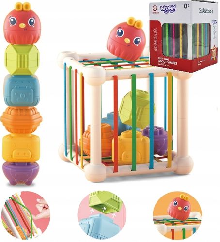 WOOPIE SORTER ELASTYCZNA KOSTKA SENSORYCZNA DŹWIĘK na Arena.pl