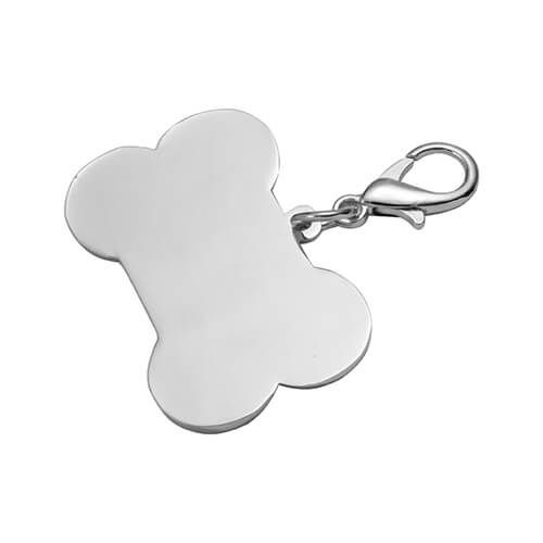 Identyfikator dla psa do sublimacji - czarna kość zdjęcie 2