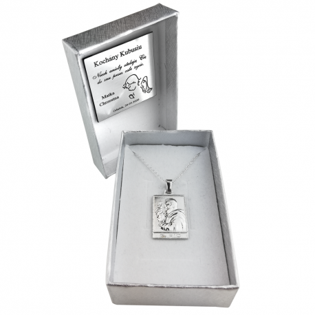 SREBRNY MEDALIK Z ŚWIĘTYM OJCEM PIO SREBRO PRÓBY 925 na Arena.pl