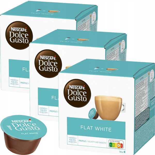Kapsułki Nescafe Dolce Gusto Flat White 48 kaw zdjęcie 1