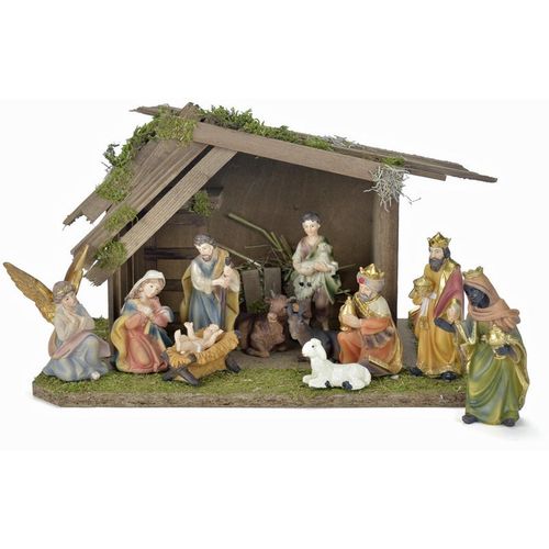 CUDOWNE Figurki do Szopki KOLOROWE, 11-części - maks. 7,0cm wysokie na Arena.pl