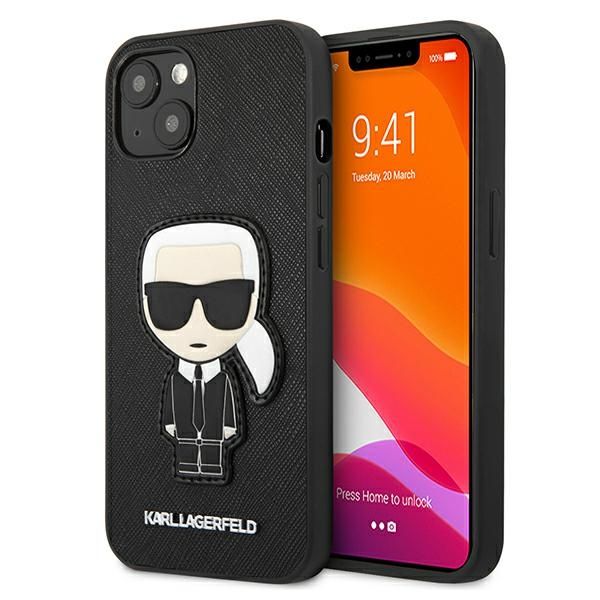 Etui Karl Lagerfeld do iPhone 13 mini, Czarny zdjęcie 1